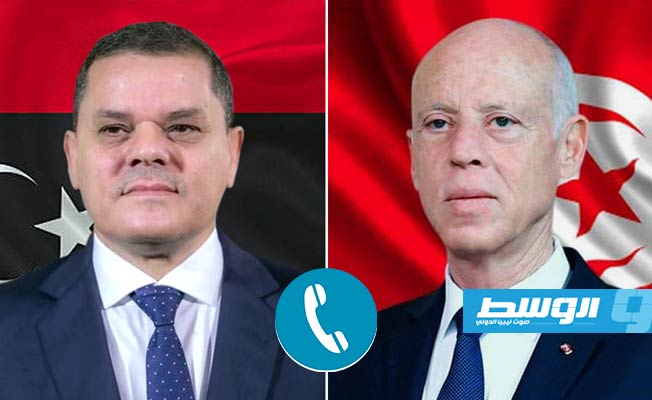 الدبيبة يؤكد لقيس سعيد دعم ليبيا ووقوفها إلى جانب تونس لمجابهة «كورونا»