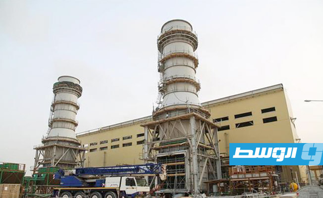 مجلس إدارة شركة الكهرباء يزور مشروع محطة مصراتة الاستعجالي، 16 أبريل 2022. (شركة الكهرباء)