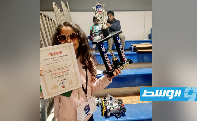الطفلة الليبية ميرال خالد تتحصل على الترتيب الثاني في مسابقة دولية للذكاء الصناعي