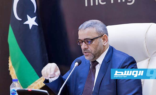 المشري في تهنئة عيد الفطر: نتمنى إنهاء أسباب النزاع ورؤية ليبيا تحت حكومة موحدة