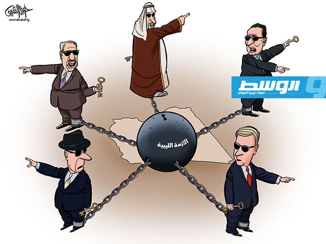 كاركاتير خيري - الأزمة الليبية