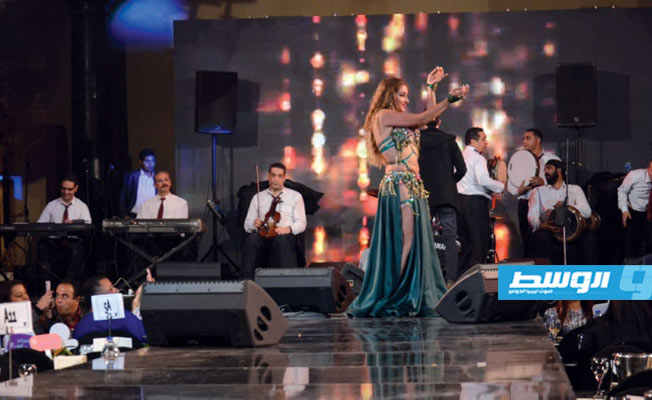 الراقصة الروسية أنستازيا في القاهرة الجديدة (تصوير: مصطفى مرتضى)