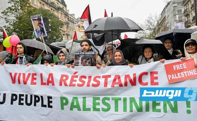 تظاهرات جديدة في بريطانيا وفرنسا للمطالبة بوقف العدوان الإسرائيلي على غزة