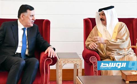 وزير خارجية البحرين: زيارة السراج لم تضم «جدول أعمال لأي مواضيع سياسية»