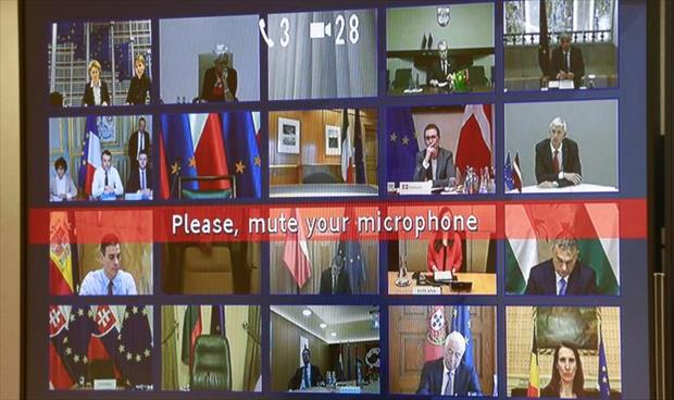 اجتماع طارئ عبر الفيديو للاتحاد الأوروبي لـ«تعزيز التنسيق» في مواجهة كورونا
