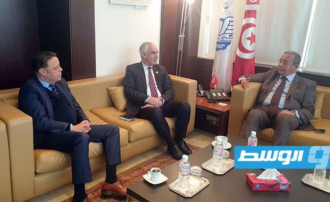 اجتماع غرفتي التجارة التونسية والليبية في تونس. (الاتحاد العام الليبي لغرف التجارة والصناعة والزراعة)