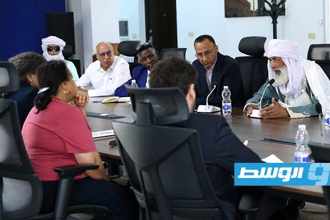 Koury Discusses Recommendations from the Structured Dialogue with a Delegation from Fezzan