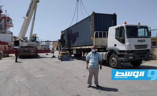 شحنة قطع غيار لمحطات كهرباء غرب ليبيا مقدمة من شركة ايني. (الشركة العامة للكهرباء)