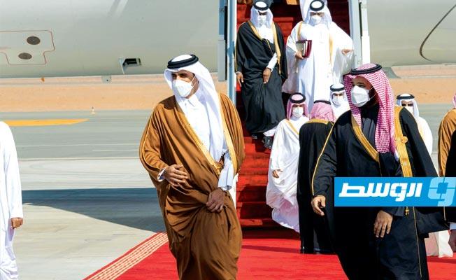 وصول أمير قطر إلى السعودية للمشاركة في القمة الخليجية