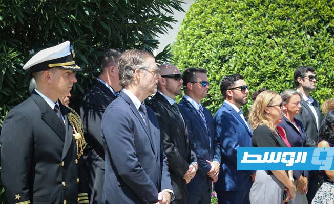 إحياء ذكرى هجمات 11 سبتمبر وبنغازي بمقر البعثة الأميركية في تونس، الأحد 11 سبتمبر 2022. (السفارة الأميركية)