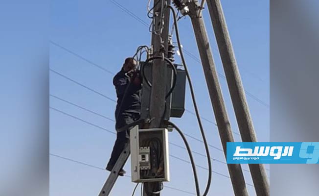 إصلاح عطل في شبكة الكهرباء جنوب طرابلس