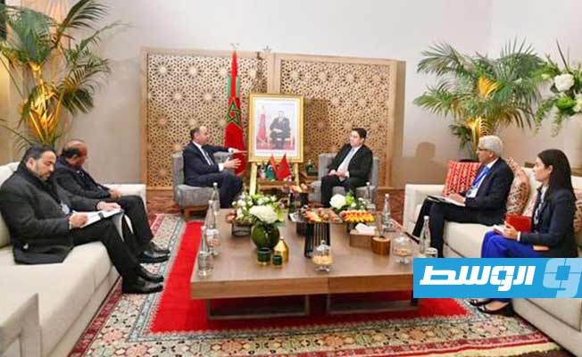 الباعور يبحث مع بوريطة آفاق التعاون بين ليبيا والمغرب