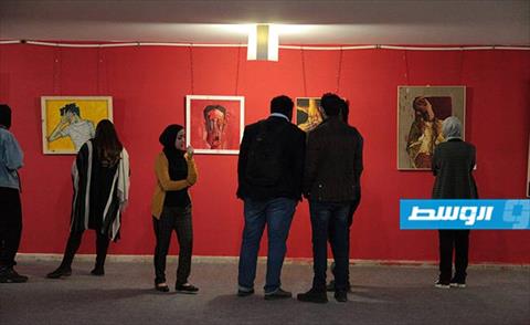 انطلاق فعاليات معرض «آرت سبايس» التشكيلي ببنغازي (فيسبوك)