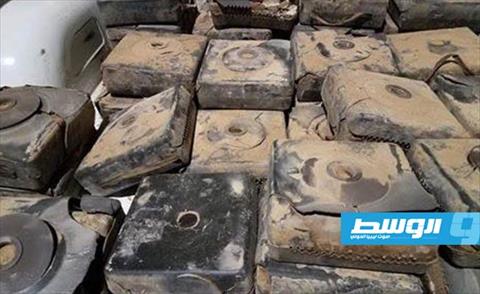 العثور على 37 حقيبة متفجرة مضادة للدبابات على طريق طبرق – أجدابيا