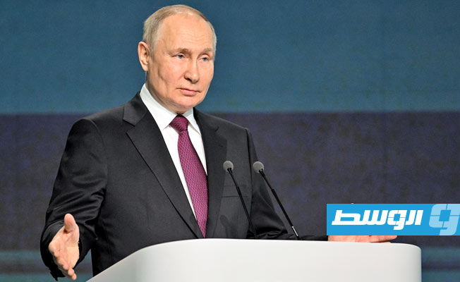 بوتين يندد بشحنات الأسلحة الغربية المتزايدة إلى أوكرانيا