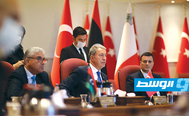باشاغا يشارك في اجتماع ثلاثي مع وزيري دفاع تركيا وداخلية مالطا
