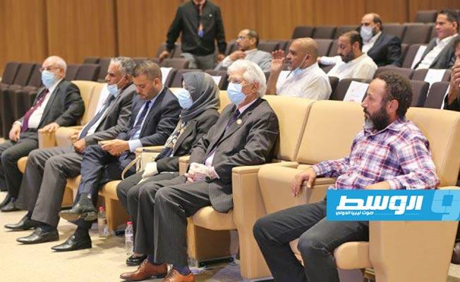 النواب الحاضرين لجلسة مجلس النواب في بنغازي. الاثنين 19 أكتوبر 2020. (مجلس النواب)