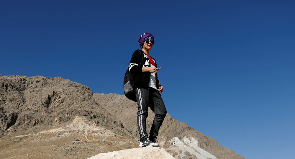 متسلقة أفغانية تريد أن تظهر للعالم ما يمكن للنساء القيام به