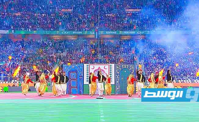 من حفل افتتاح بطولة «شان» بالجزائر، ملعب نيلسون مانديلا، 13 يناير 2023. (الإنترنت)