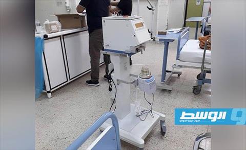 المعدات والأجهزة الطبية في مستشفى طب وجراحة الأطفال ببنغازي (صفحة أجوكو على فيسبوك)