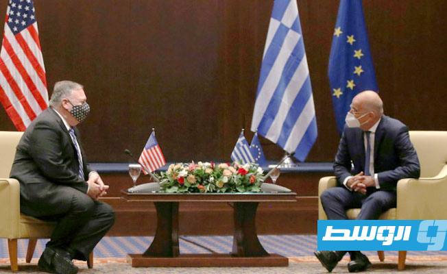 بومبيو يجري محادثات في اليونان لتهدئة التوتر في «شرق المتوسط»