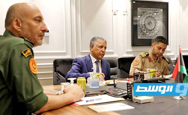 Al-Haddad meets with US Defense Dept delegation in Tripoli