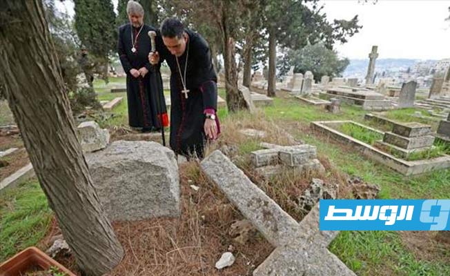 تخريب عشرات القبور المسيحية بالقرب من القدس