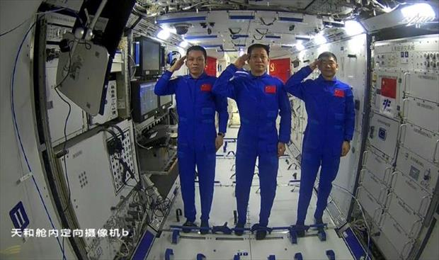 رائدان صينيان في محطة تيانغونغ خرجا إلى الفضاء لتنفيذ أشغال