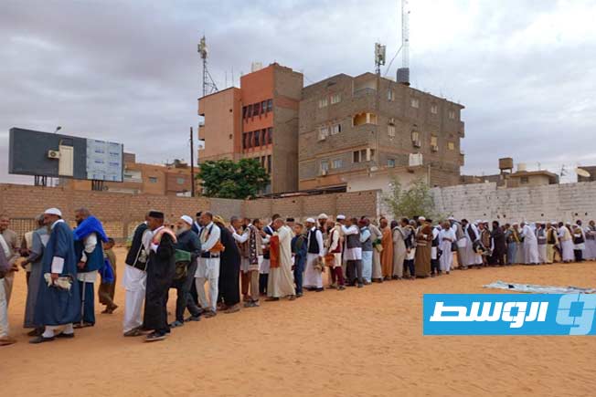 Eid Prayers held at Al-Qardah Square in Sebha