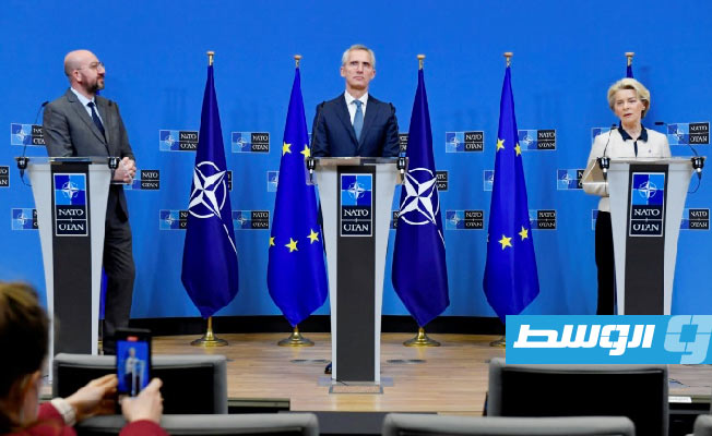 الاتحاد الأوروبي والناتو يتعهدان بدعم أوكرانيا لتعزيز دفاعاتها