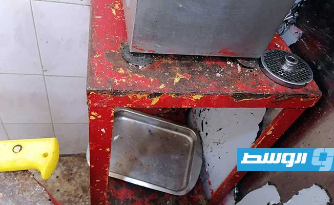 Food and Drug Control Center shuts down butcher shops in Abu Salim Municipality due to sanitary violations