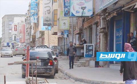 الحرس البلدي يبدأ حملة لإزالة «مسميات الدولة التركية من على لافتات محال بنغازي»