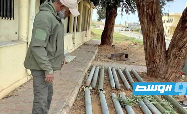 انتشال مخلفات حرب في خلة بن عون والعزيزية والماية, 15 فبراير 2022. (وزارة الداخلية)