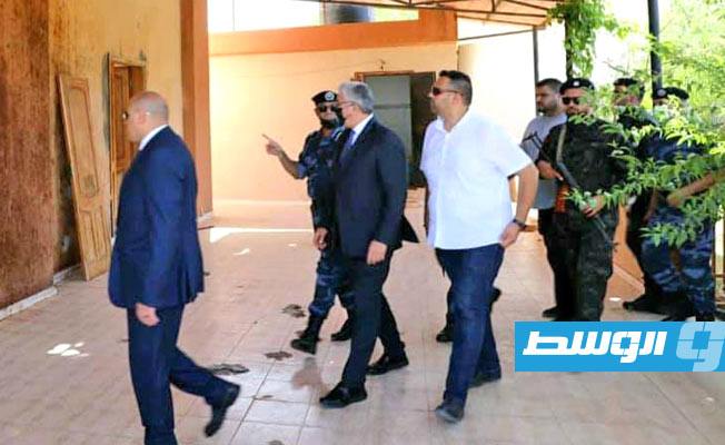 باشاغا يشدد على مباشرة أعمال الصيانة بمقر إدارة الدعم المركزي جنوب طرابلس