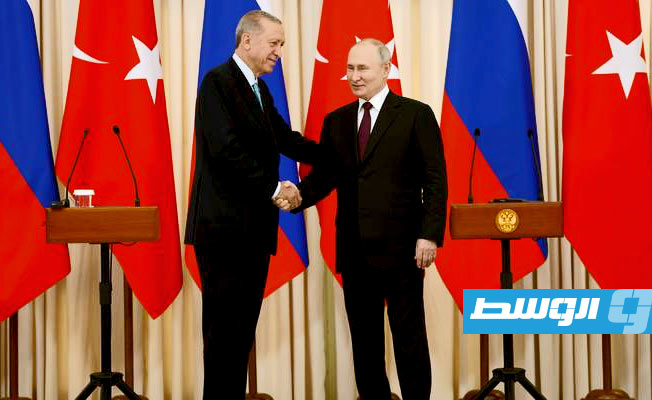 بوتين وإردوغان يتوافقان على ضرورة عدم السماح بانهيار التسوية الشاملة في ليبيا