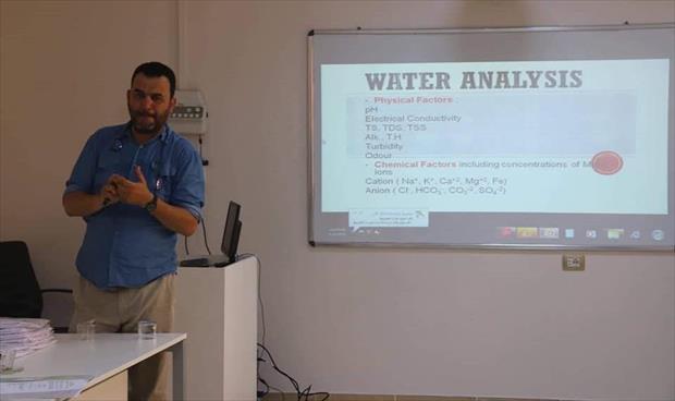 بلدية طرابلس تنظم دورة تدريبية في تحليل المياه