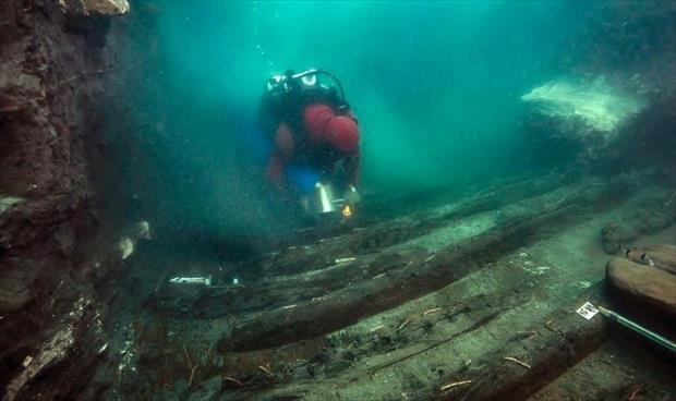 اكتشاف حطام سفينة حربية تحت البحر في الإسكندرية