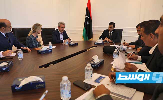 لقاء أبوجناح مع مسؤولين بمنظمة الصحة، 25 أكتوبر 2022. (وزارة الصحة)