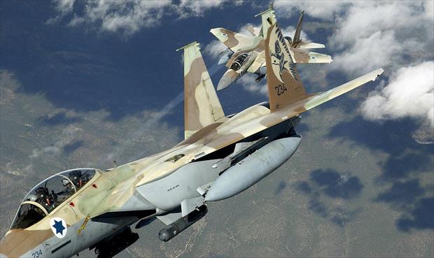 مقاتلات إسرائيلة تقصف أهدافاً تابعة للجيش السوري