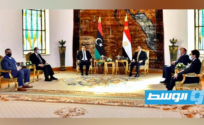السيسي لـ«المنفي»: مصر تدعم كل ما يحقق المصلحة العليا لليبيا