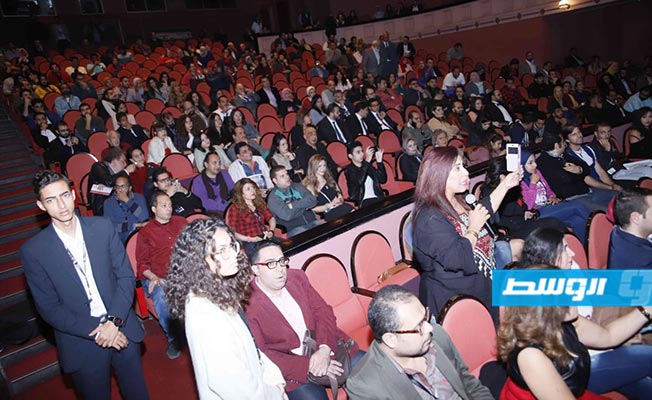 عرض أول لفيلم «جريمة الإيموبيليا» بمهرجان القاهرة السينمائي، 25 نوفمبر 2018 (تصوير: مصطفى مرتضى)