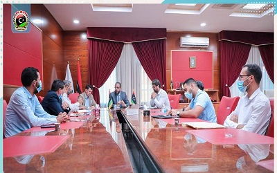 اجتماع وكيل وزارة الصحة مع مسؤولي المؤسسات الصحية في بلدية غريان