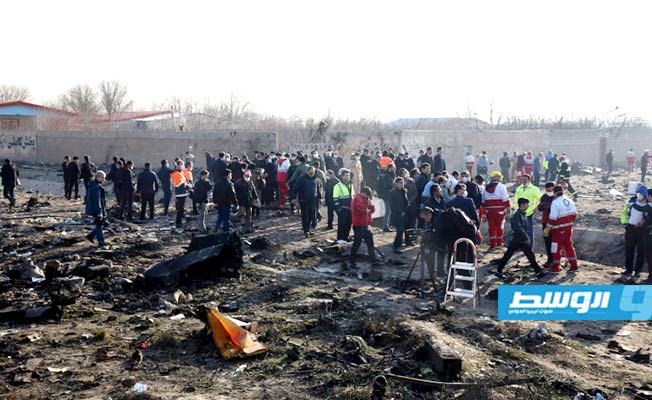 أوكرانيا تعلن جنسيات ركاب الطائرة المحطمة في طهران