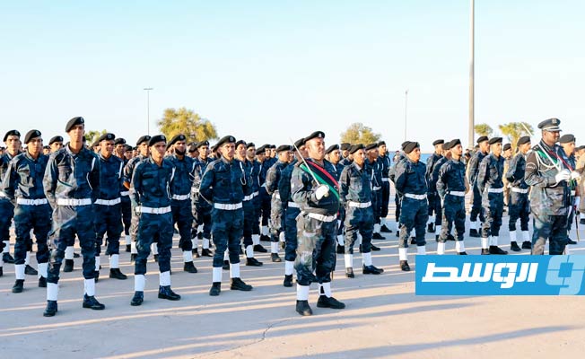 من احتفالية ذكرى تأسيس الشرطة في طرابلس، 8 أكتوبر 2022. (حكومة الوحدة)