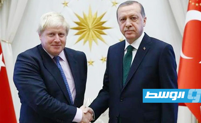 جونسون وإردوغان يؤكدان أهمية خفض التوتر في ليبيا