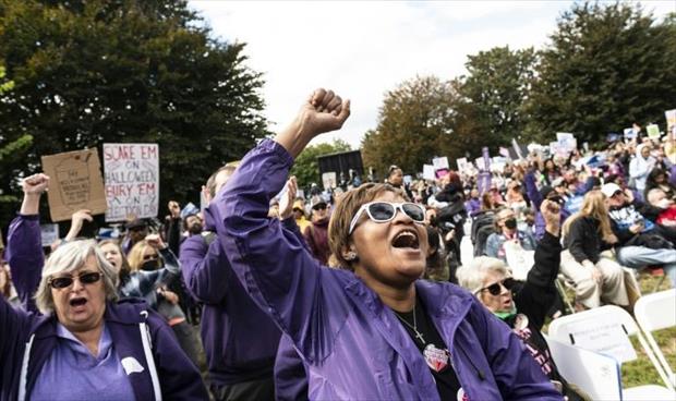 الآلاف يتظاهرون في مدن أميركية دفاعا عن الحق بالإجهاض