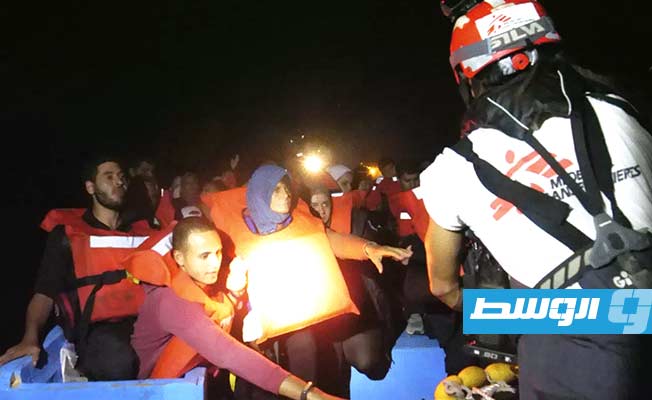 إنقاذ 71 مهاجرا غير نظامي قبالة ليبيا