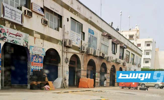الهدوء خيم على شوارع العاصمة طرابلس اليوم الجمعة، 21 أبريل 2023. (بوابة الوسط)
