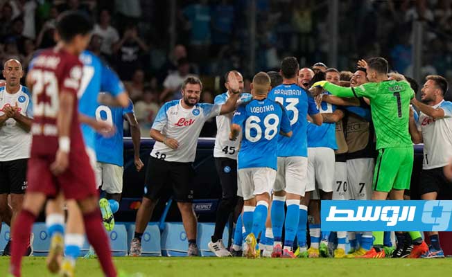 نابولي يفوز على ليفربول بنتيجة ثقيلة وصلت إلى 4 أهداف مقابل هدف في الجولة الأولى بدور مجموعات دوري أبطال أوروبا. (الإنترنت)