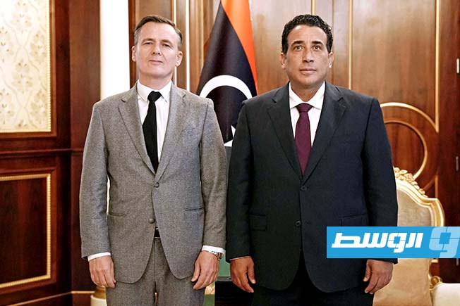 Menfi outlines his position on a political settlement to the ambassadors of United Kingdom, Qatar, and France